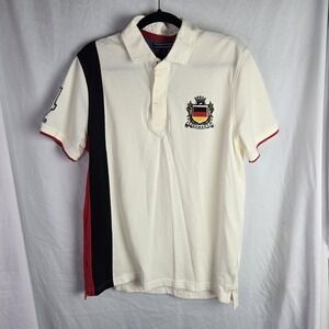Tommy Hilfiger Polo Germany‎ Slim Fit XL Embroidered Preppy Academia Coastal